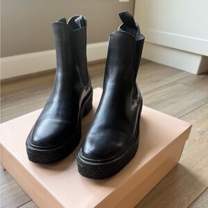 Loeffler Randall Raquel Black Chelsea Boots
